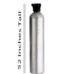 50 lb CO2 Cryo Tank With Siphon Tube For CO2 Cryo Jets