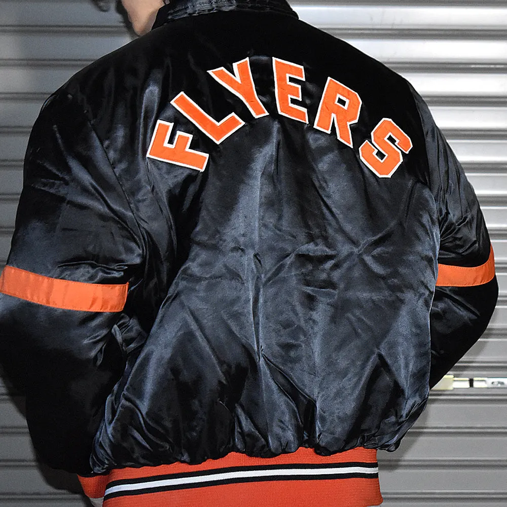 80’s SHAIN “NHL Philadelphia Flyers” ナイロン スタジャン アワードジャケット 240227