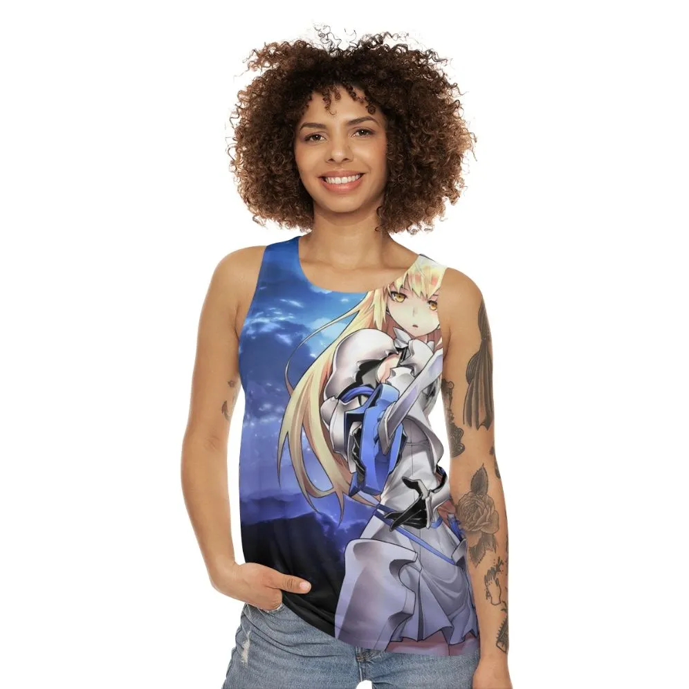 Ais Wallenstein Unisex Tank Top - Anime Apparel for DanMachi Fans