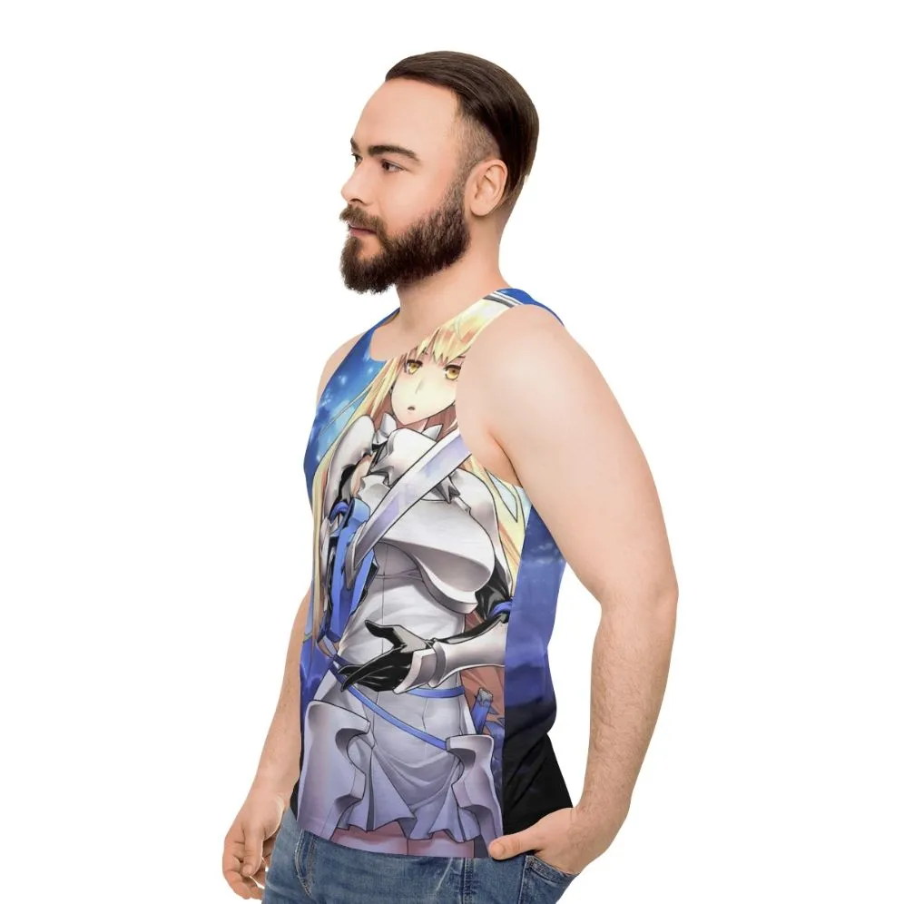 Ais Wallenstein Unisex Tank Top - Anime Apparel for DanMachi Fans