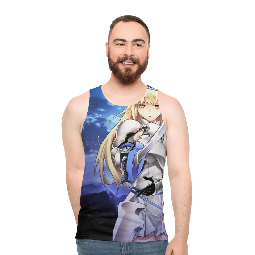 Ais Wallenstein Unisex Tank Top - Anime Apparel for DanMachi Fans