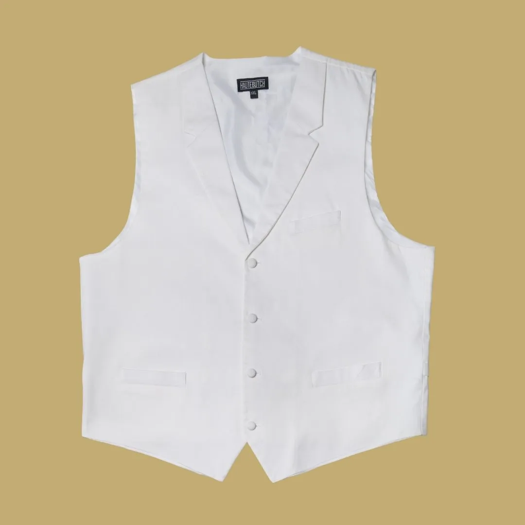 Aviator Ivory Cotton Vest