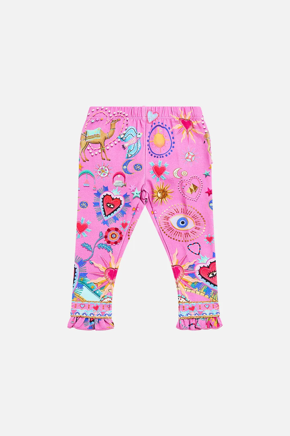 BABIES LEGGINGS WITH FRILLS RAINBOW ROADS