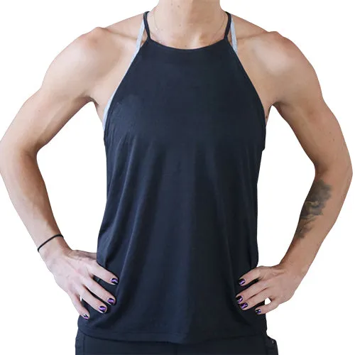 Basic High Neck Flowy Tank