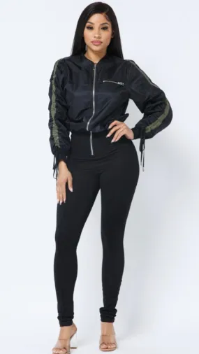 Beat It Bomber Jumpsuit