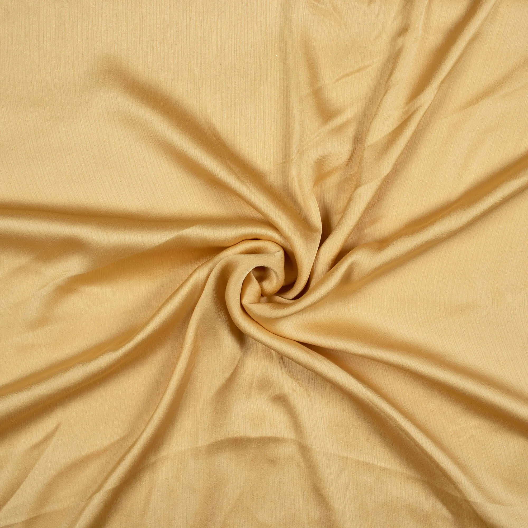 Beige Plain Premium Chiffon Satin Fabric