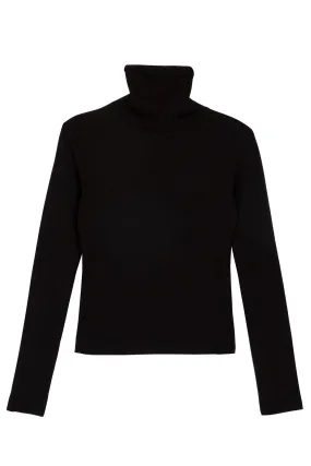 Black Turtleneck Bellevue Tee