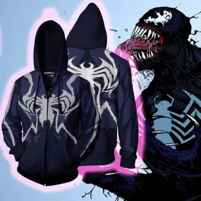 Blue VENOM Hoodie Jacket