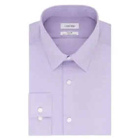 Calvin Klein Slim Fit Stretch Dress Shirt Grape