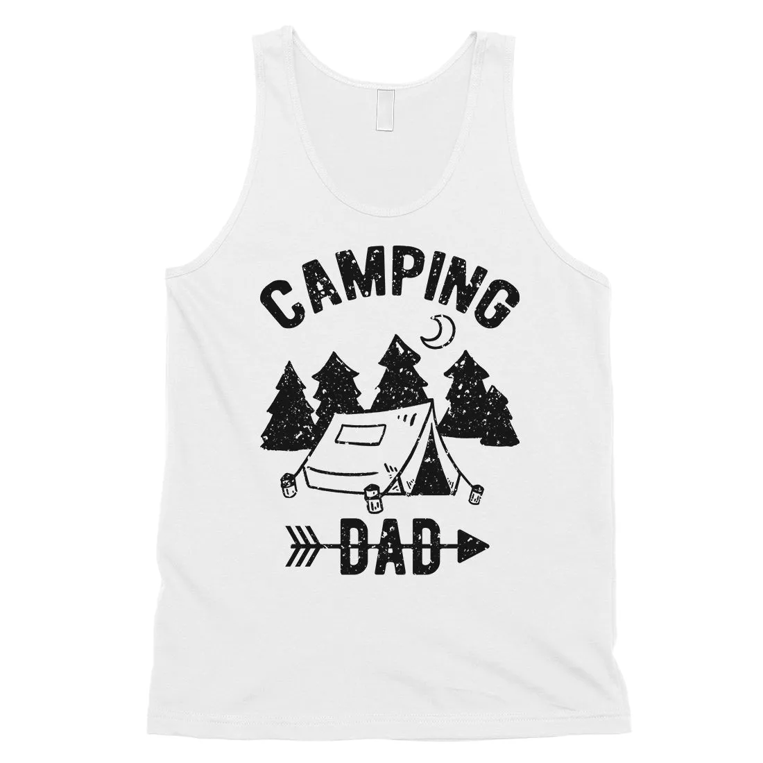 Camping Dad Mens Motivational Sweet Fun Sleeveless Top Dad Gift