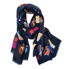 Cappy Cat Midnight Scarf