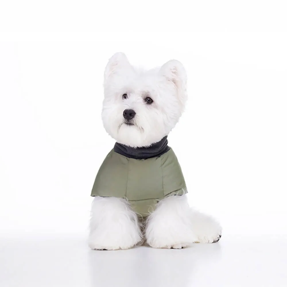 Casual Turtleneck Warm Waterproof Reflective Stripes Adjustable Dog Jacket