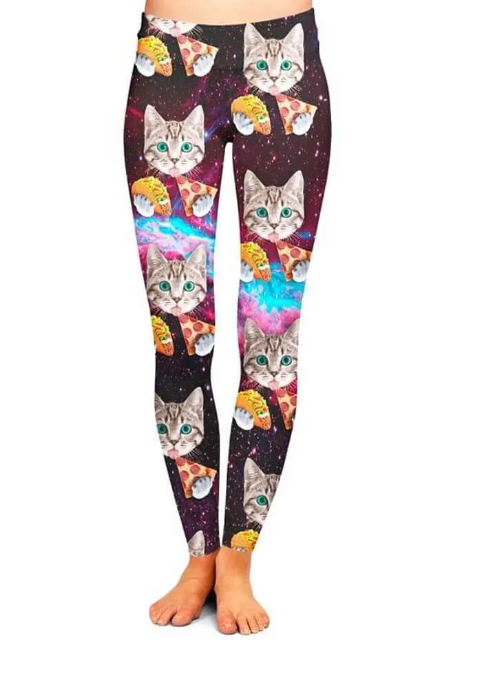 Cat Taco Pizza Leggings