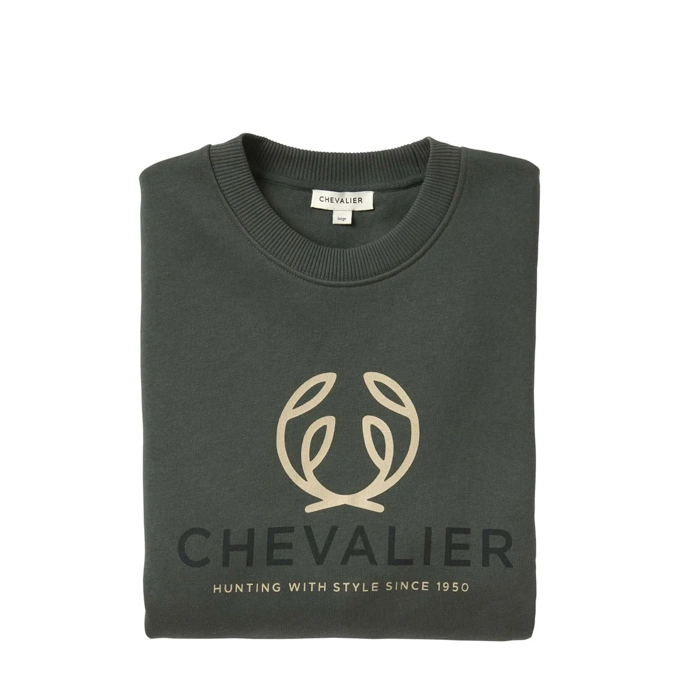 Chevalier Logo Sweatshirt Men Midnight Pine