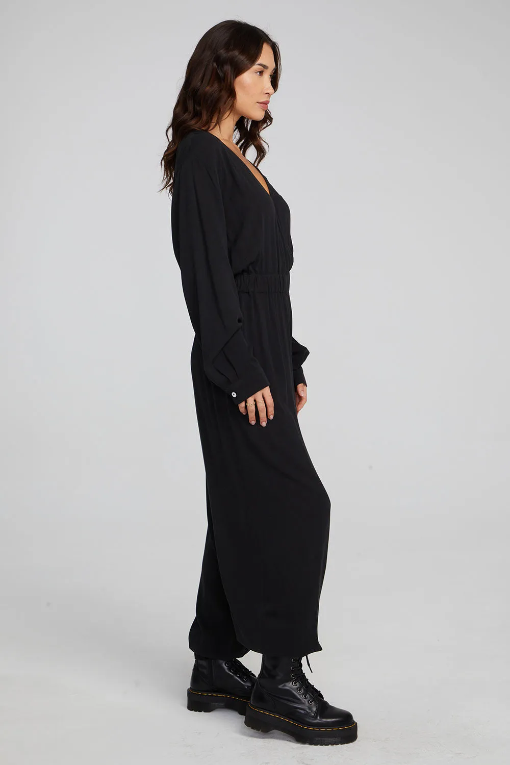 Colette Shadow Black Jumpsuit