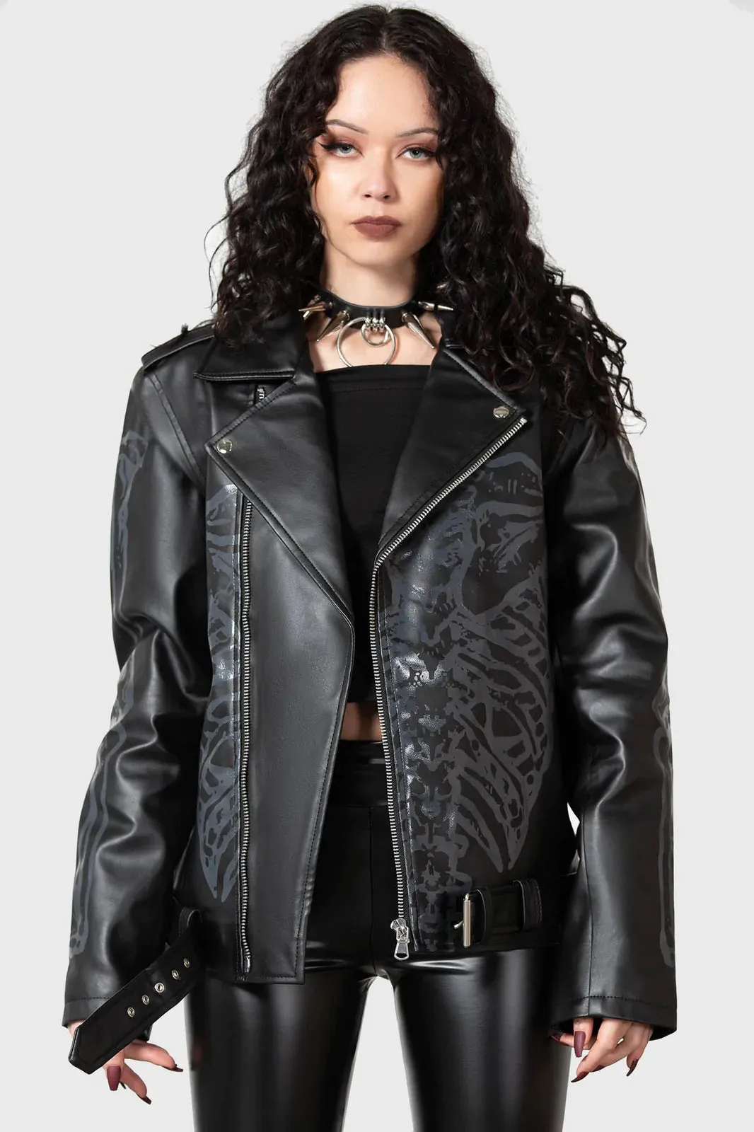 Craniocaudal Biker Jacket