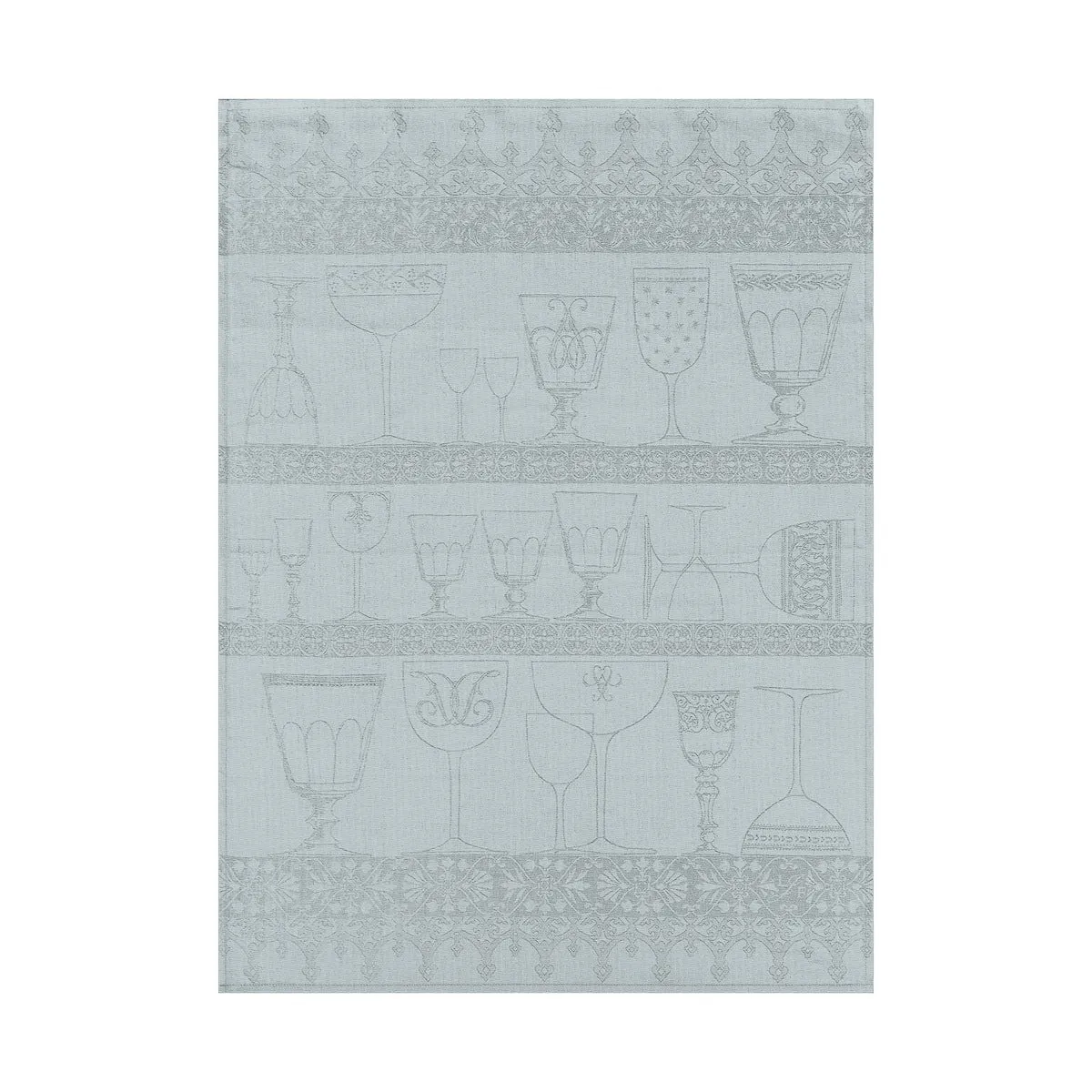 Cristal Grey (Mist) Linen Tea Towel