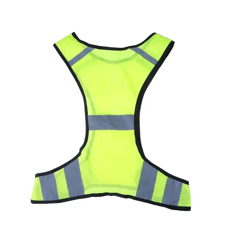 Cycling Reflective Vest High Visibility Safe Jacket for Night Riding Running Jogging Cycling Motorcycle Outdoor Sports Waistcoat