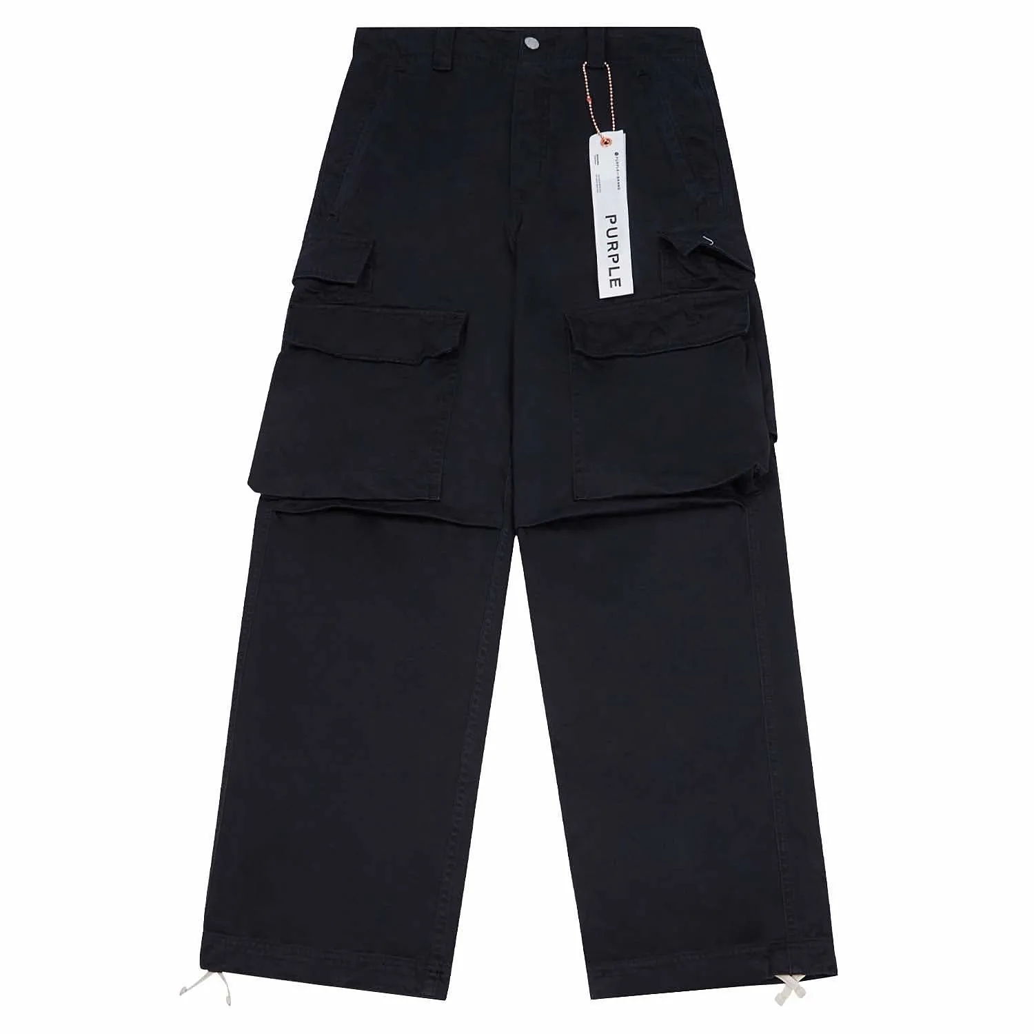 Double Pocket Cargo Pant | Black