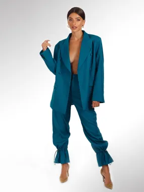 Drawstring Oversized Pantsuit