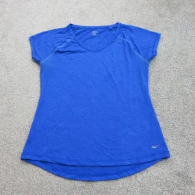 Everlast Womens Pullover T Shirt Top V Neck Cap Sleeve Blue Size Small