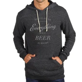 Everything’s Alright Hooded Sweatshirt - Eco Black