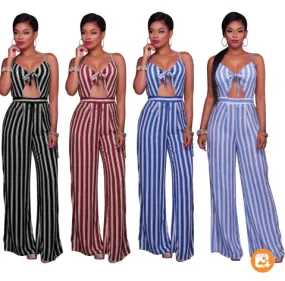 Fashion Striped Fresh Jumpsuit