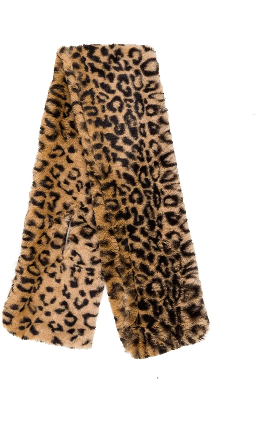 Faux Fur Warm Soft Furry Wrap Scarf