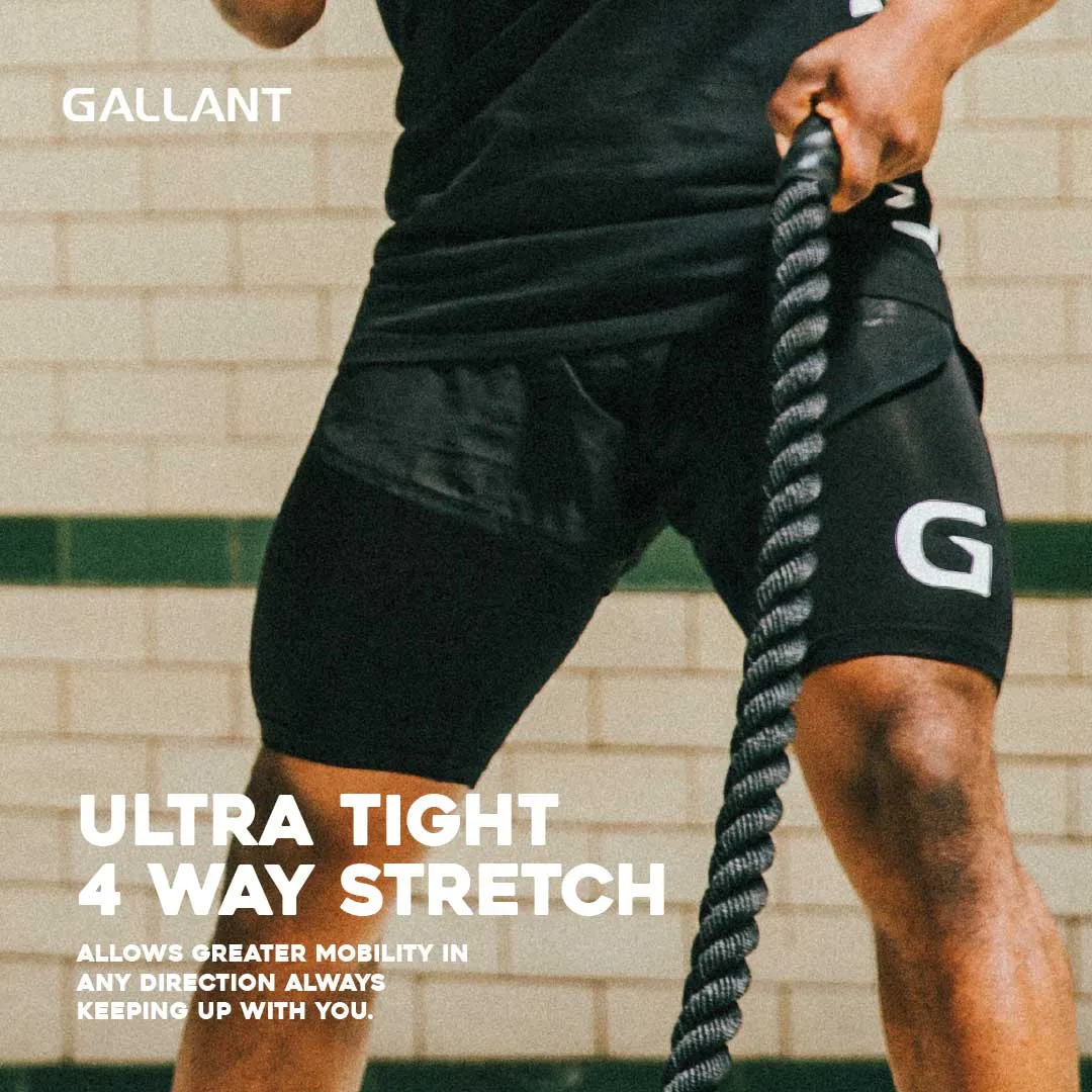 Gallant Base Layer Shorts - Black / Red