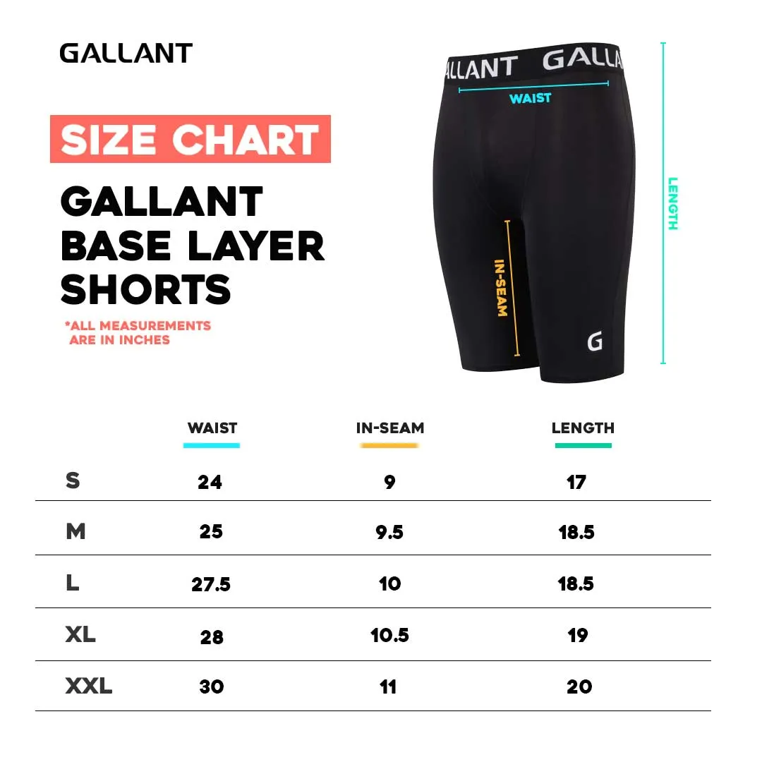 Gallant Base Layer Shorts - Black / Red