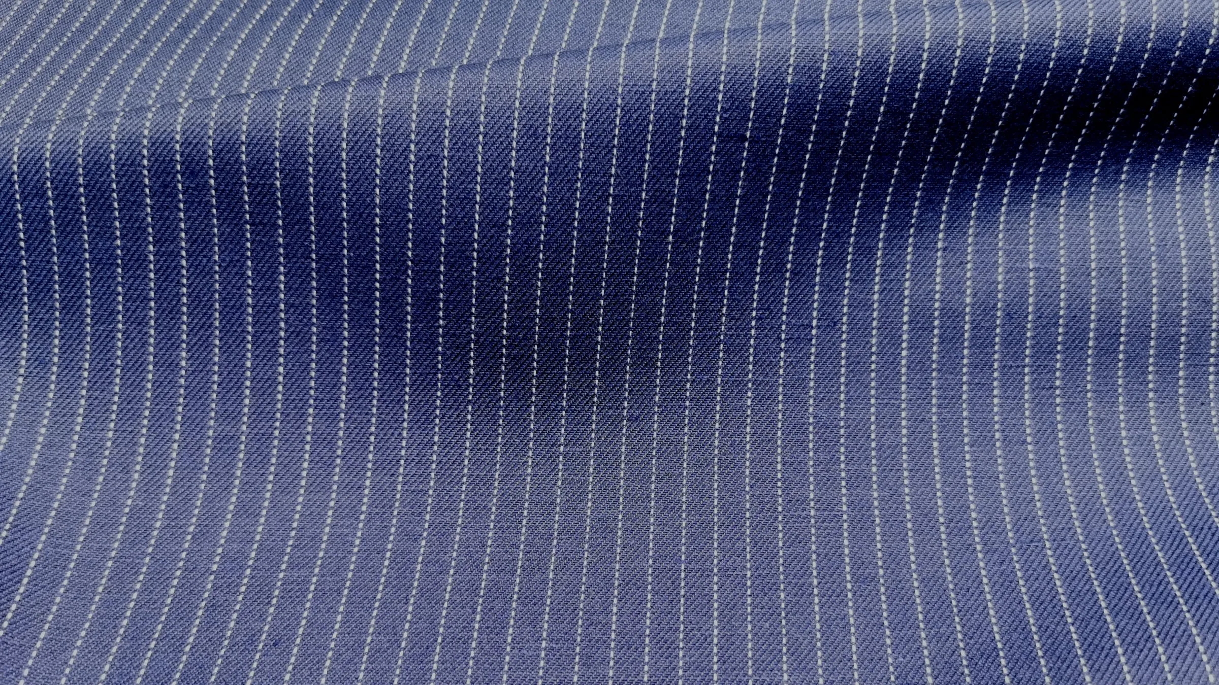 Galway Twill - Indigo Stripes