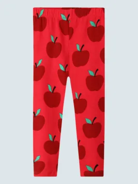 Girls We Love School Apple Leggings