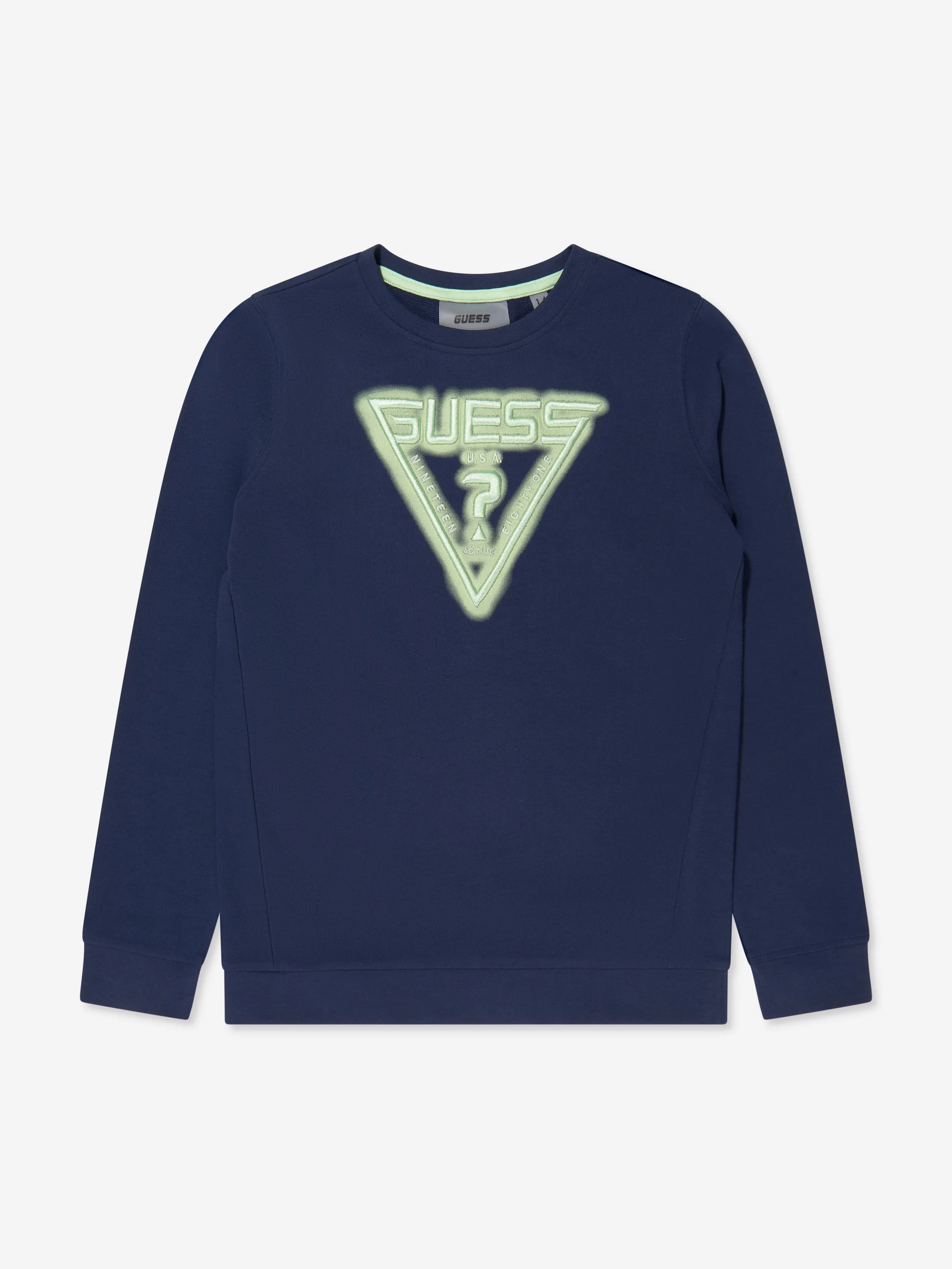 Guess Boys Logo Sweatshirt in Blue