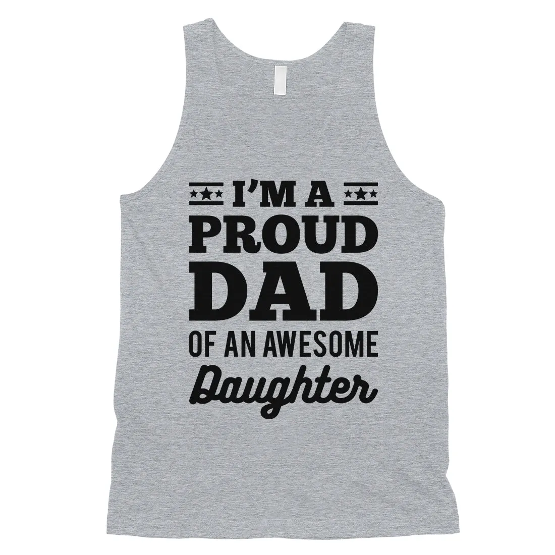 I'm A Proud Dad Mens Confident Hardworking Sleeveless Top Dad Gift