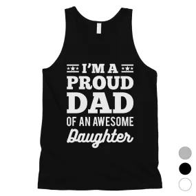 I'm A Proud Dad Mens Confident Hardworking Sleeveless Top Dad Gift