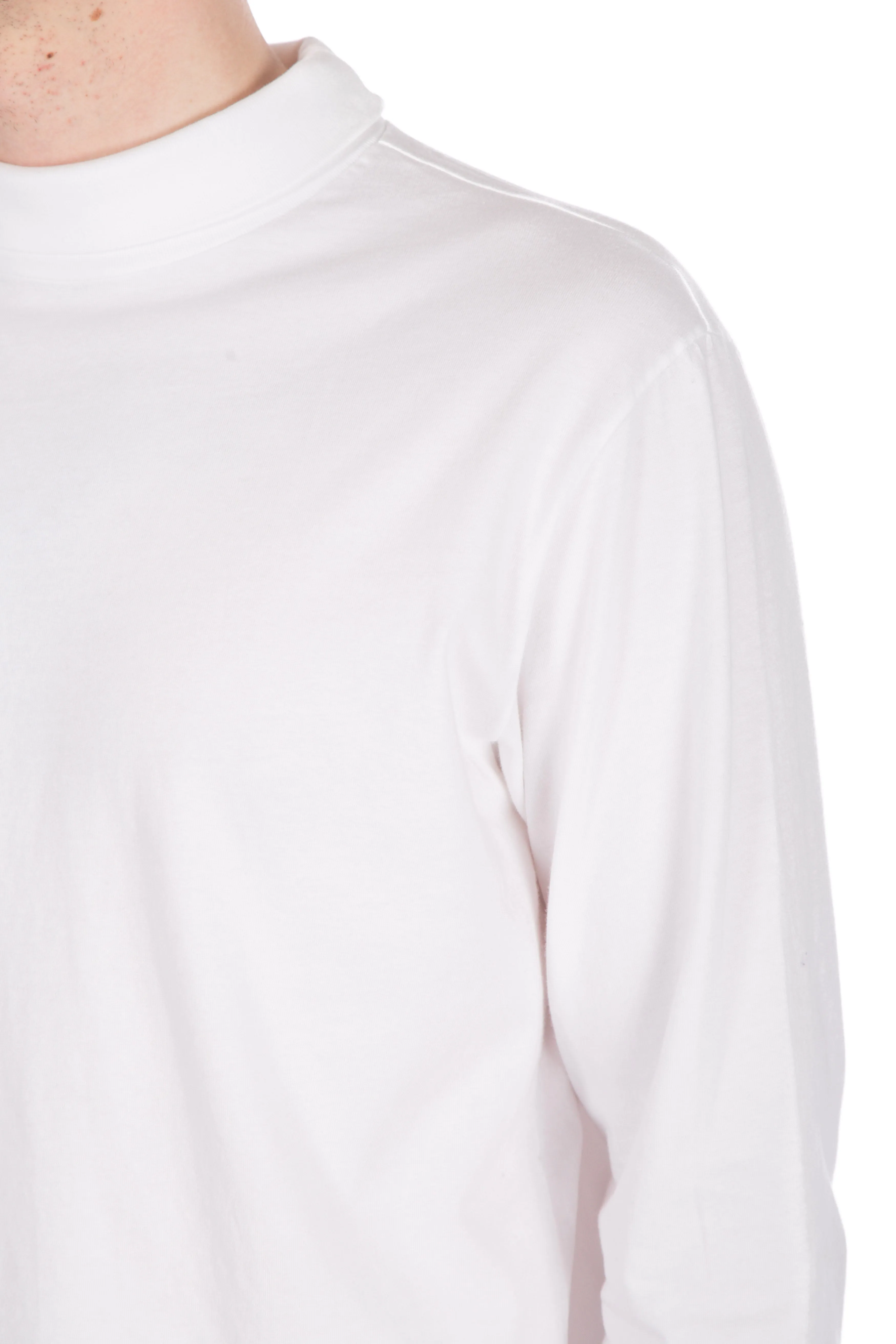 Jersey Turtleneck White