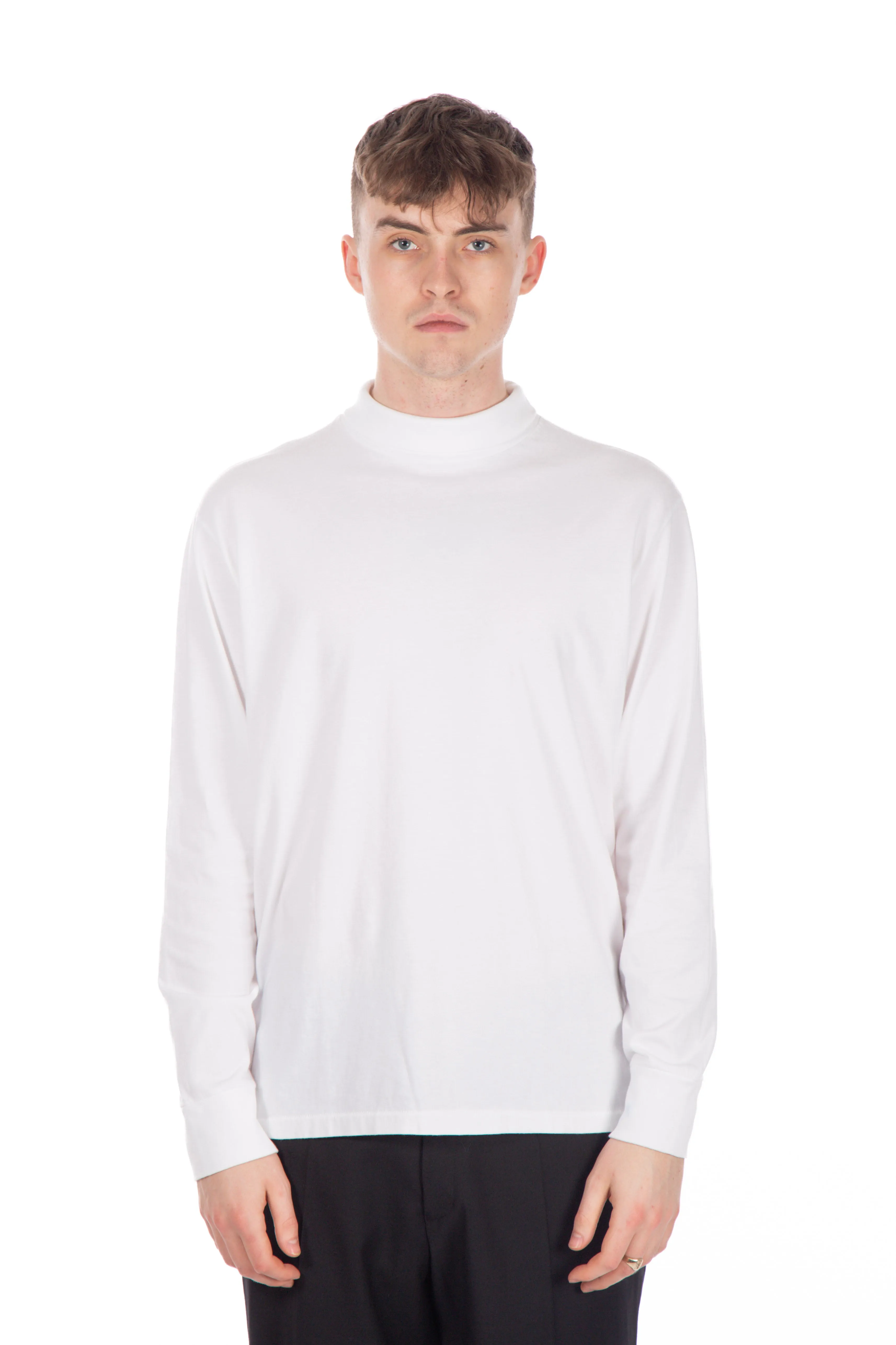 Jersey Turtleneck White