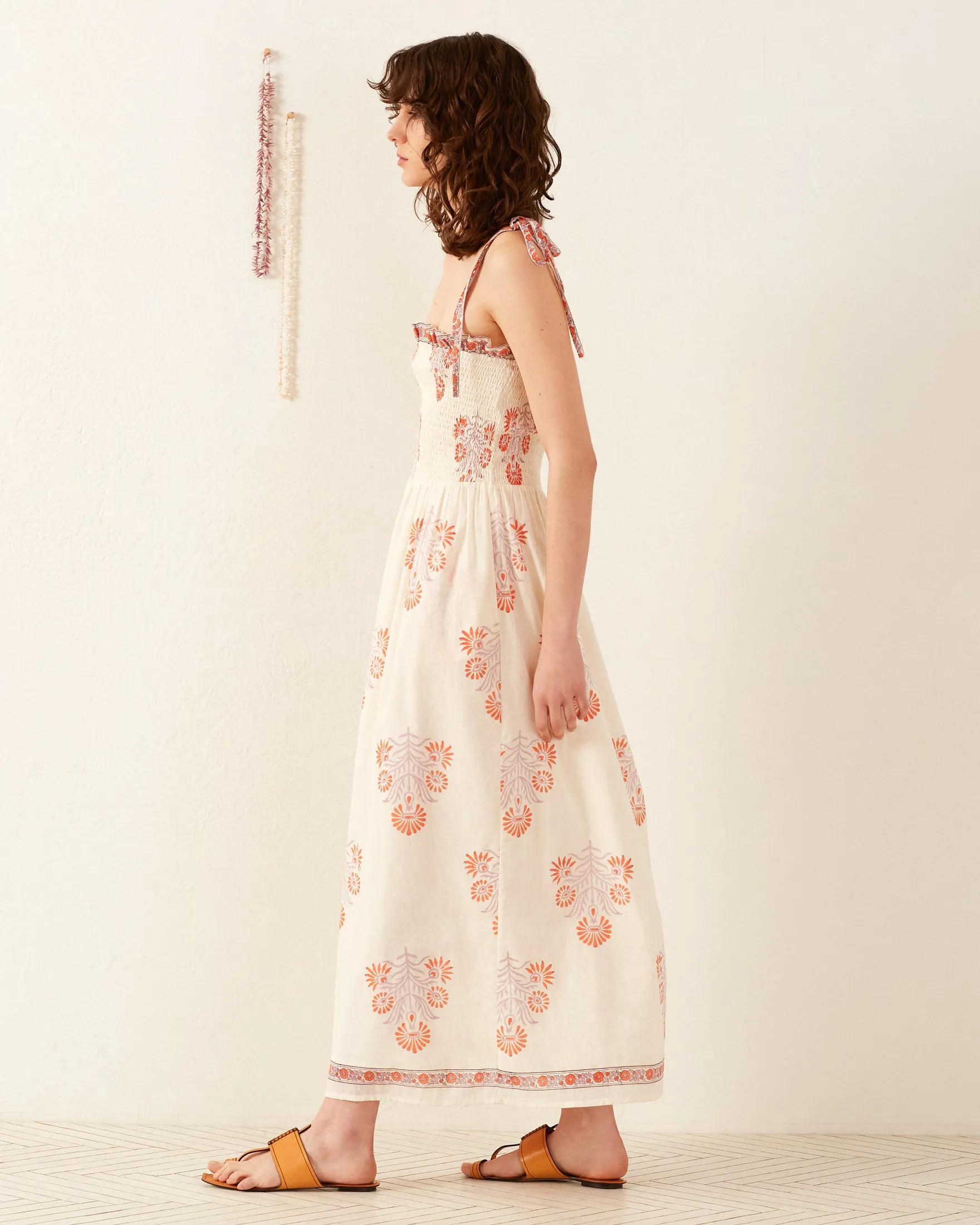 Kaia Papaya Aster Dress