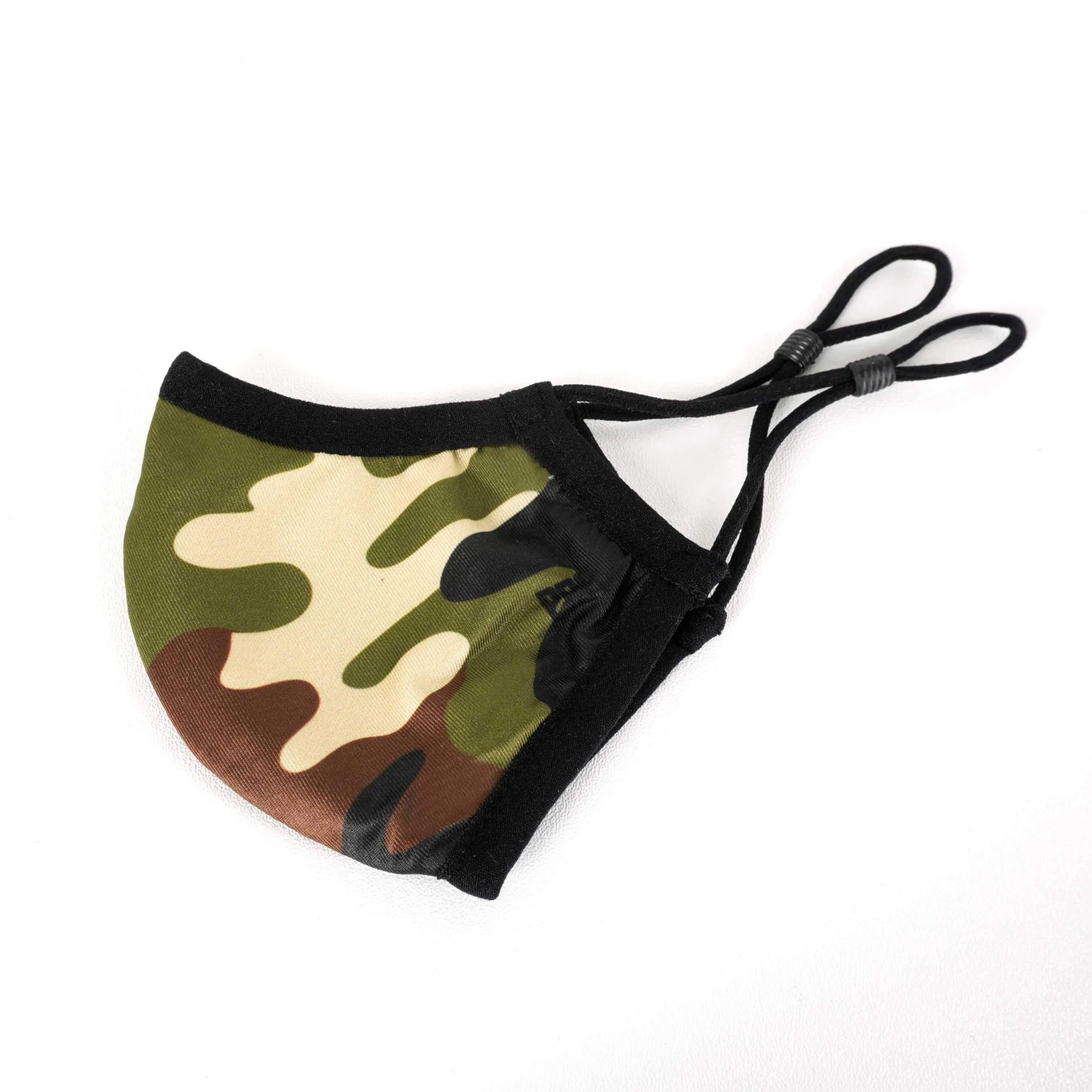 KIDS CAMO SILVER-ION REUSABLE FACE MASK BY PPA