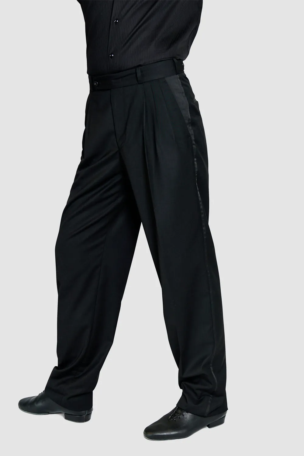 Line Tango Pants, Black and Black Satin La