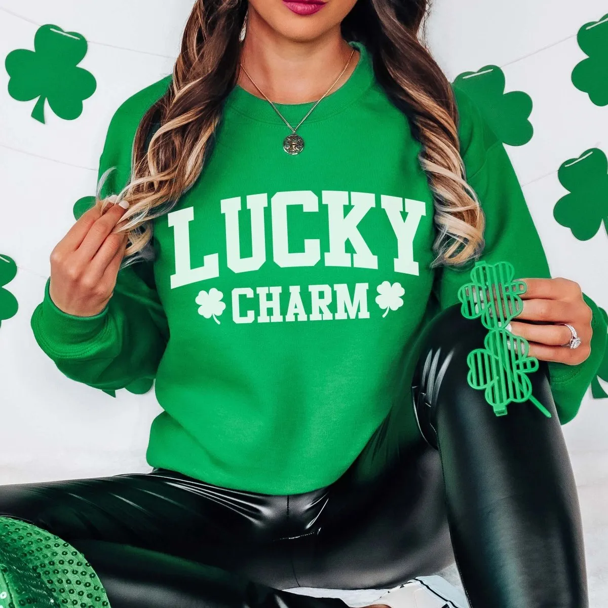 Lucky Charm Wholesale Crewneck Sweatshirt