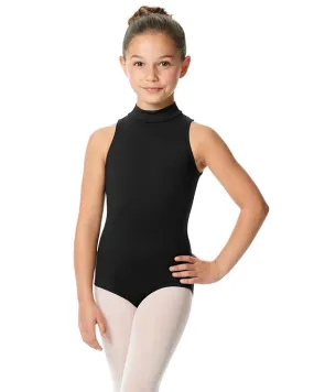 Lulli Dancewear Penelope Turtleneck Open Back Sleeveless Leotard - LUB226C Girls