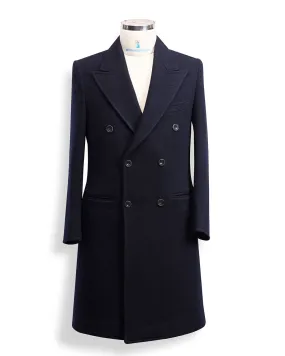 Luxire Wool Navy Over Coat