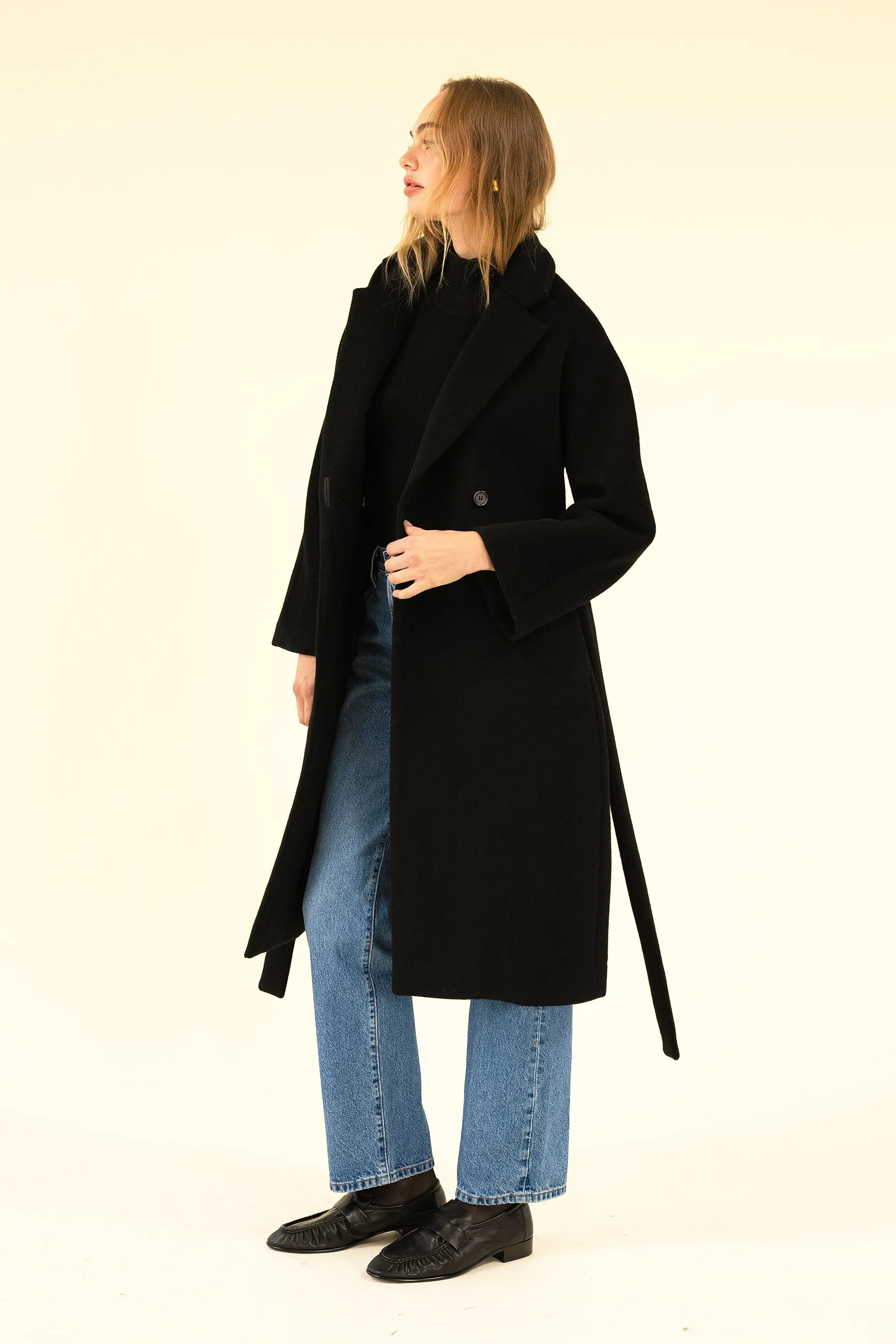 MABE COAT - NOIR