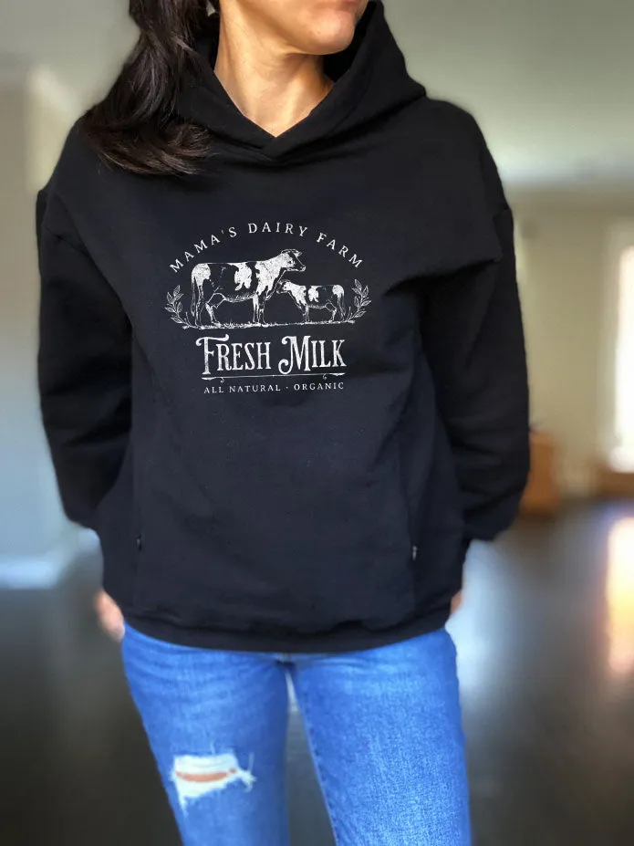 Mama's Dairy Farm Hooded Sweatshirt