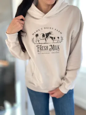 Mama's Dairy Farm Hooded Sweatshirt