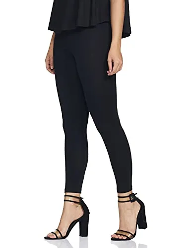 MAX Women's Regular Fit Black Leggings L