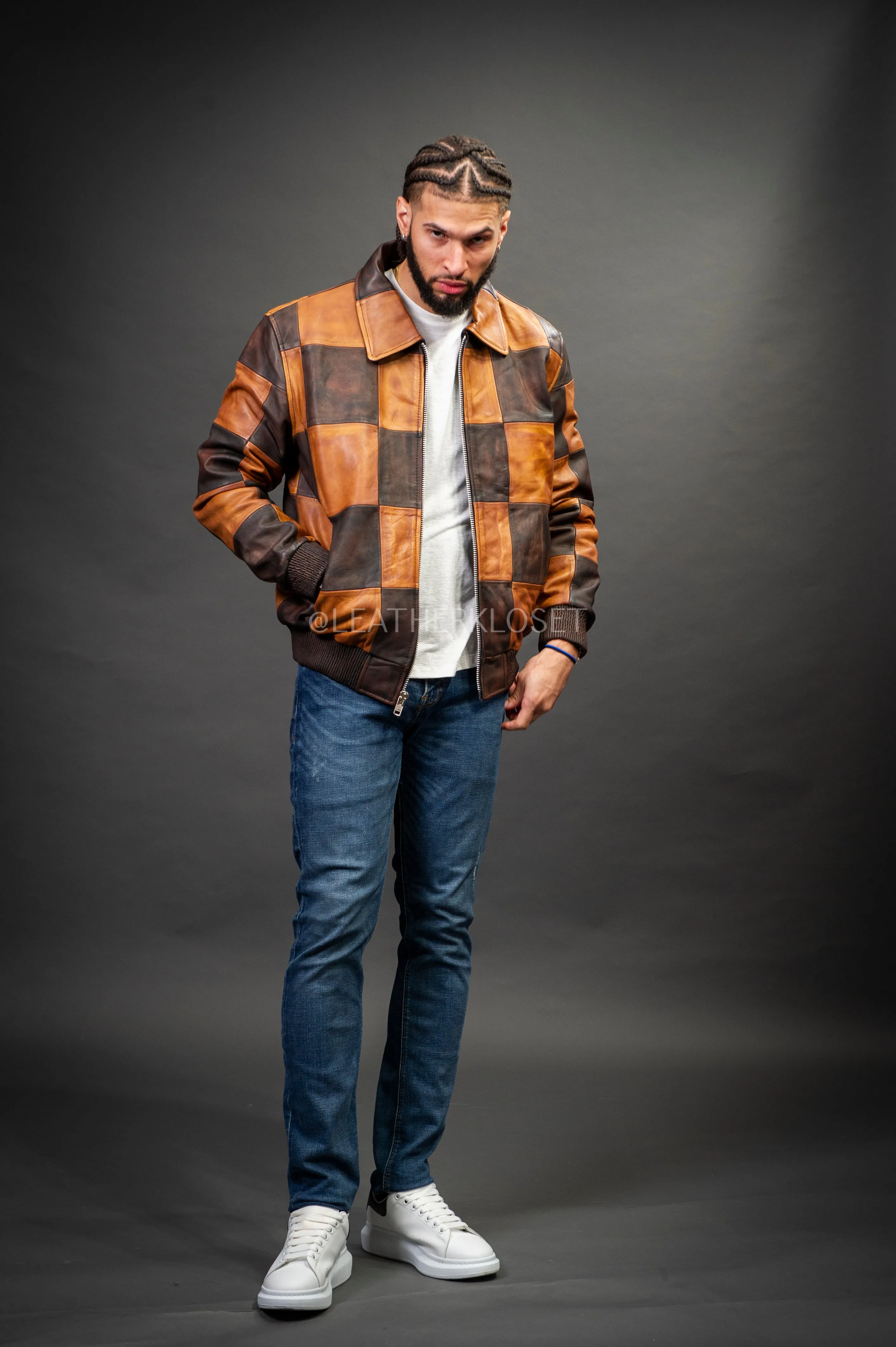 Men's Checkmate Jacket [Caramel Crunch /Copper]