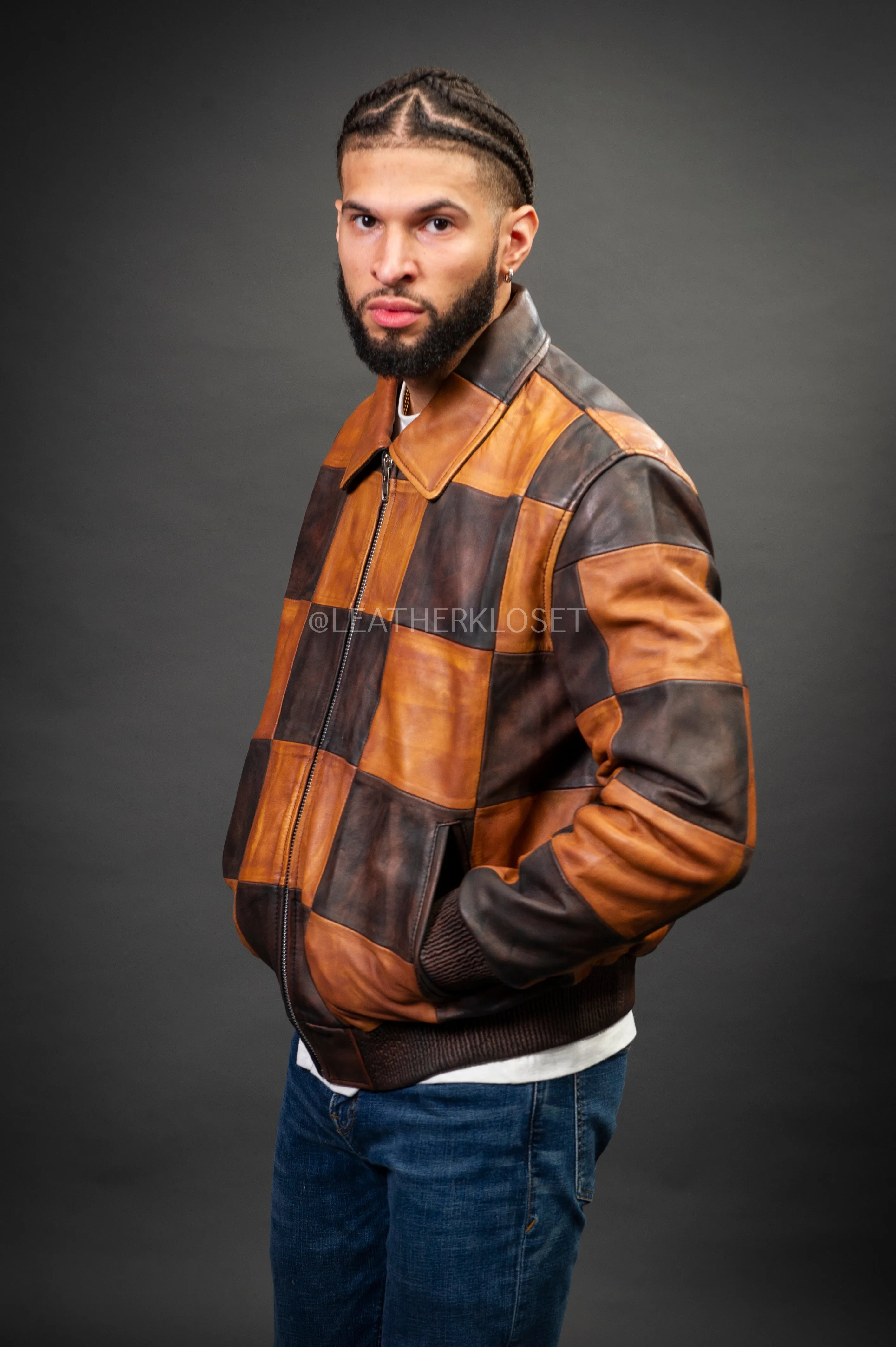 Men's Checkmate Jacket [Caramel Crunch /Copper]