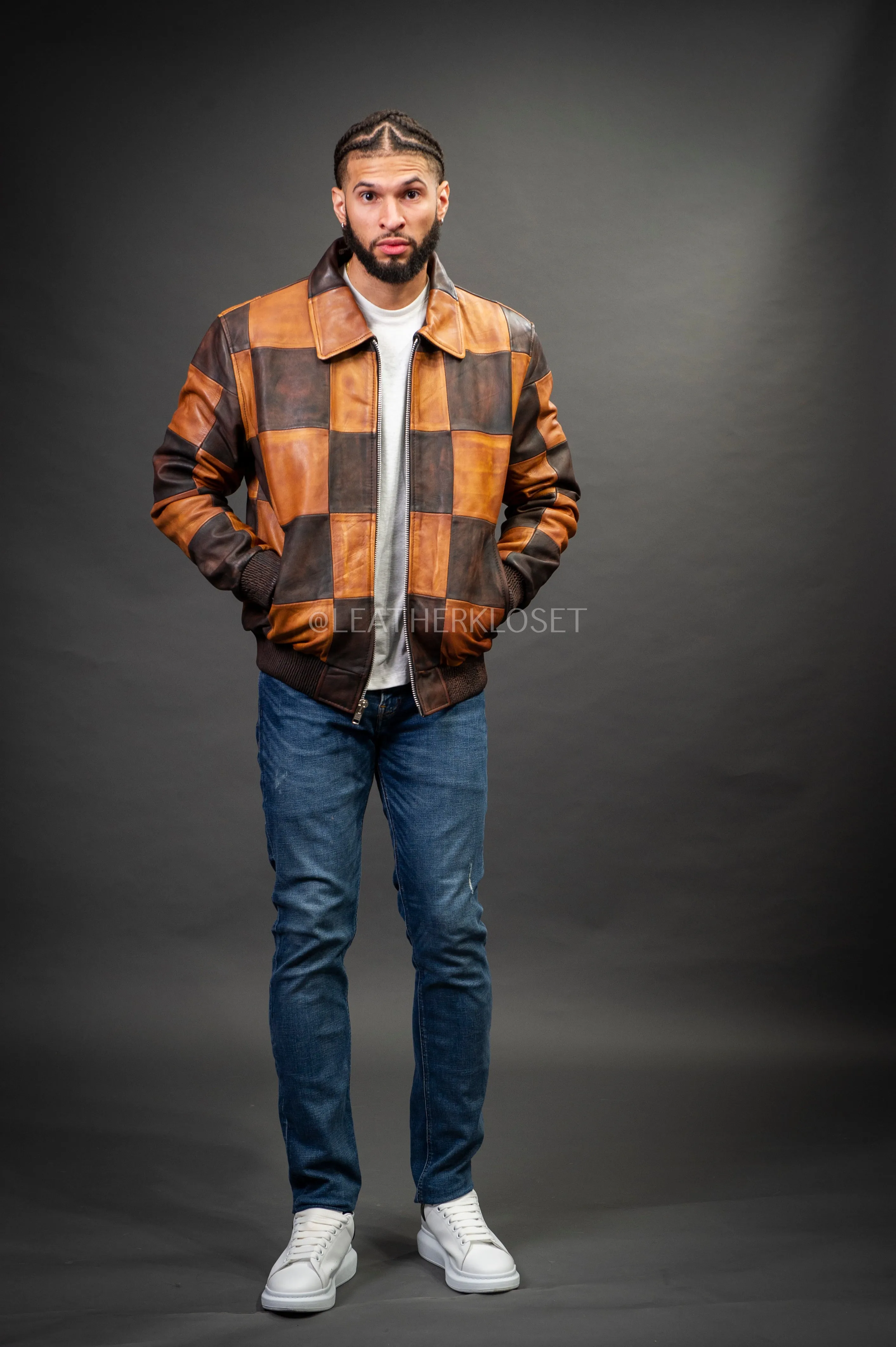 Men's Checkmate Jacket [Caramel Crunch /Copper]